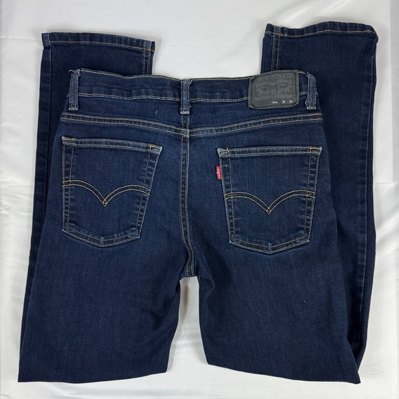 Levi's 511 Performance Slim Dark Blue Denim Jeans - Picture 2 of 10